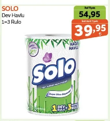 Solo Dev Havlu 1=3 Rulo