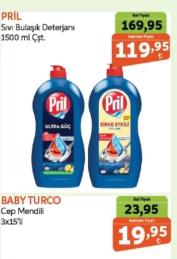 Pril Sıvı Bulaşık Deterjanı 1500 Ml Çşt.