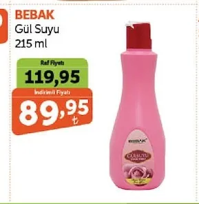 Bebak Gül Suyu 215 Ml