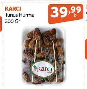 Karcı Tunus Hurma 300 Gr