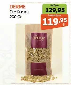Derme Dut Kurusu 200 Gr