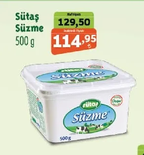 Sütaş Süzme 500 G