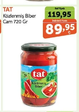 Tat Közlenmiş Biber Cam 720 Gr