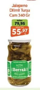 Jalepeno Dilimli Turşu Cam 340 Gr