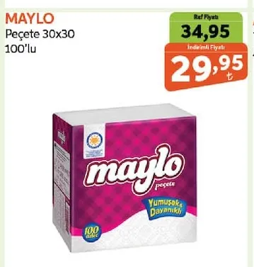 Maylo Peçete 30X30 100'Lü