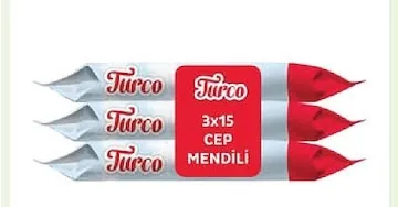 Baby Turco Cep Mendili 3X15'Li