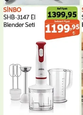 Si̇Nbo Shb-3147 El Blender Seti