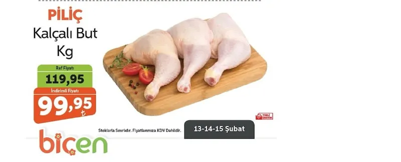 Pi̇Li̇Ç Kalçalı But Kg