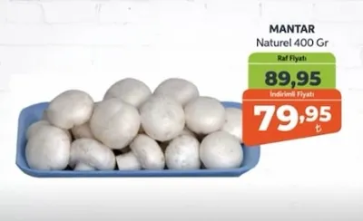 Mantar Naturel 400 Gr