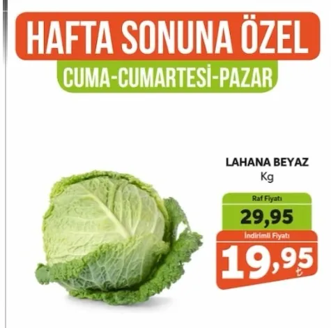 Lahana Beyaz Kg