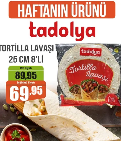 Tadolya Tortilla Lavaş 25 Cm 8'Li̇