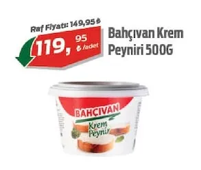 Bahçıvan Krem Peyniri 500G