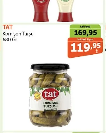 Tat Kornişon Turşu 680 Gr