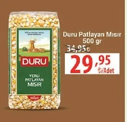 Duru Patlayan Mısır 500 Gr