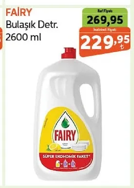 Fairy Bulaşık Deterjanı 2600 Ml