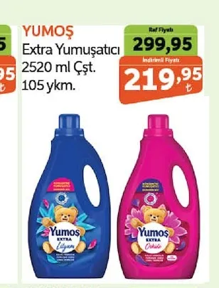 Yumoş Extra Yumuşatıcı 2520 Ml Çşt. 105 Ykm.