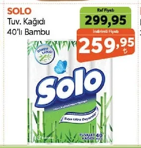 Solo Tuv. Kağıdı 40'Lı Bambu