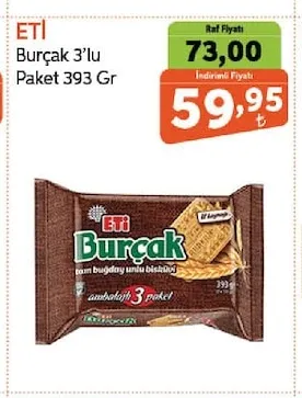 Eti̇ Burçak 3'Lu Paket 393 Gr