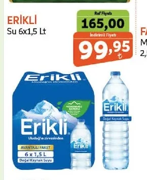 Eri̇Kli̇ Su 6X1,5 Lt