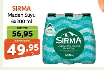 Sirma Maden Suyu 6X200 Ml