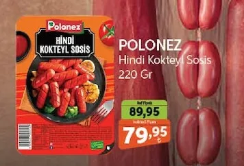 Polonez Hindi Kokteyl Sosis 220 Gr
