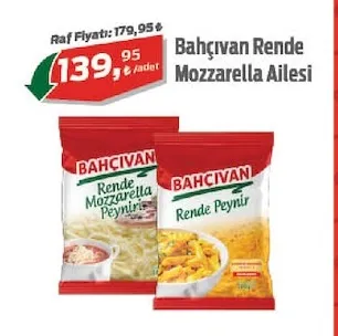Bahçıvan Rende Mozzarella Ailesi