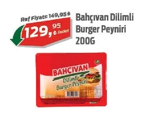 Bahçıvan Dilimli Burger Peyniri 200G