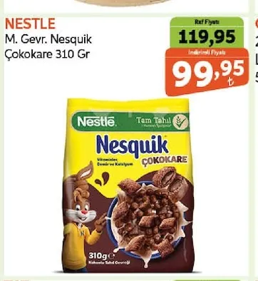 Nestle M. Gevr. Nesquik Çokokare 310 Gr