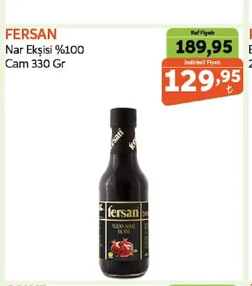 Fersan Nar Ekşisi %100 Cam 330 Gr