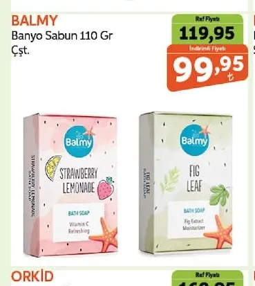 Balmy Banyo Sabun 110 Gr Çşt.