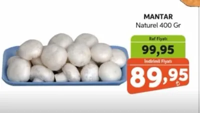 Mantar Naturel 400 Gr