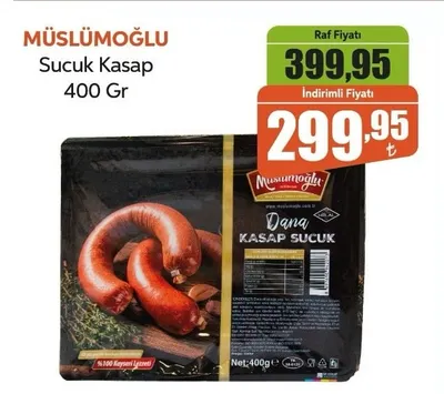 Müslümoğlu Sucuk Kasap 400 Gr