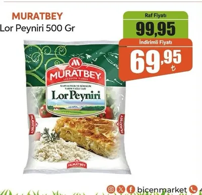 Muratbey Lor Peyniri 500 Gr