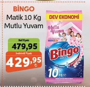 Bingo Matik 10 Kg Mutlu Yuvam