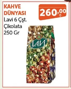Kahve Dünyasi Lavi 6 Çşt. Çikolata 250 Gr