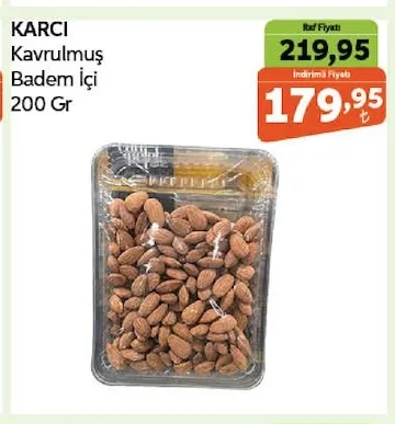 Karci Kavrulmuş Badem Içi 200 Gr