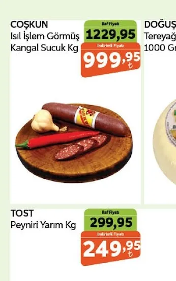 Coşkun Isıl Işlem Görmüş Kangal Sucuk Kg