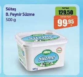 Sütaş B. Peynir Süzme 500 G