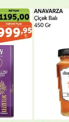 Anavarza Çiçek Balı 450 Gr