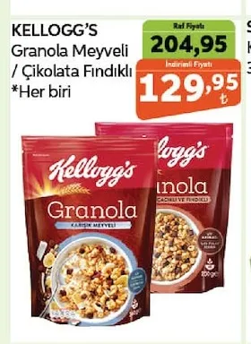 Kellogg'S Granola Meyveli / Çikolata Fındıklı