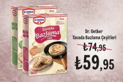 Dr. Oetker Tavada Bazlama Çeşitleri