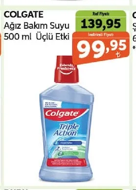 Colgate Ağız Bakım Suyu 500 Ml Üçlü Etki
