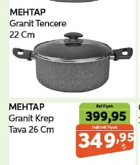Mehtap Granit Krep Tava 26 Cm