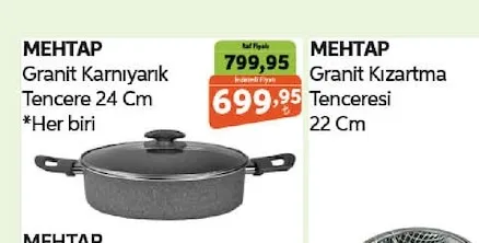 Mehtap Granit Karnıyarık Tencere 24 Cm