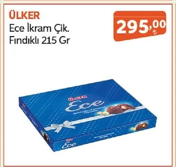 Ülker Ece İkram Çik. Fındıklı 215 Gr