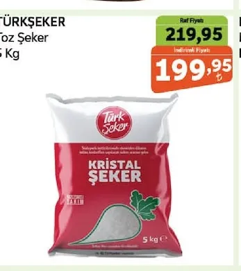 Türkşeker Toz Şeker 5 Kg