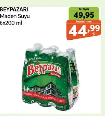 Beypazari Maden Suyu 6X200 Ml