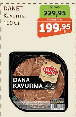 Danet Kavurma 100 Gr