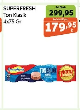 Superfresh Ton Klasik 4X75 Gr