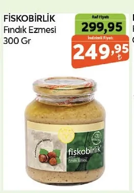 Fiskobirlik Fındık Ezmesi 300 Gr
